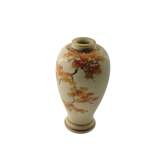 Mini Vase Elegant Porcelain Japanese Old Vintage Collectibles Decor